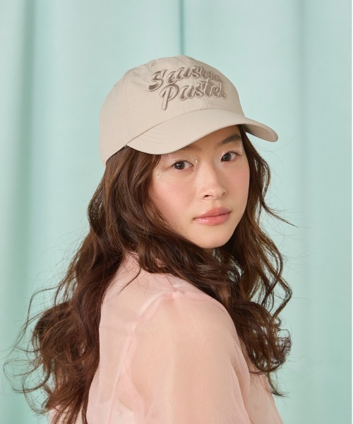 kaorinomori（カオリノモリ）の「kaorinomori リームキャップ / カオリノモリ（キャップ・レディース・ホワイト/スカイブルー/ブラック/ピンク/ライトベージュ・FREE）」の3枚目の写真