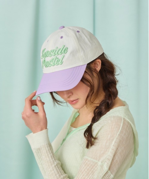 kaorinomori（カオリノモリ）の「kaorinomori リームキャップ / カオリノモリ（キャップ・レディース・ホワイト/スカイブルー/ブラック/ピンク/ライトベージュ・FREE）」の10枚目の写真