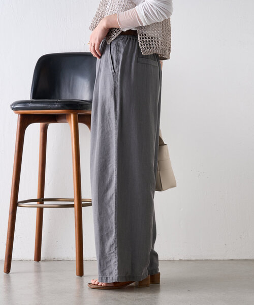 Jena espace merveilleux（ジェナ　エスパスメルヴェイユ）の「【カジュアルが苦手さん必見！／きれいめデニム】テンセルタックワイドパンツ（その他パンツ・レディース・ブルー/グレー/ブルー系その他・FREE）」の8枚目の写真