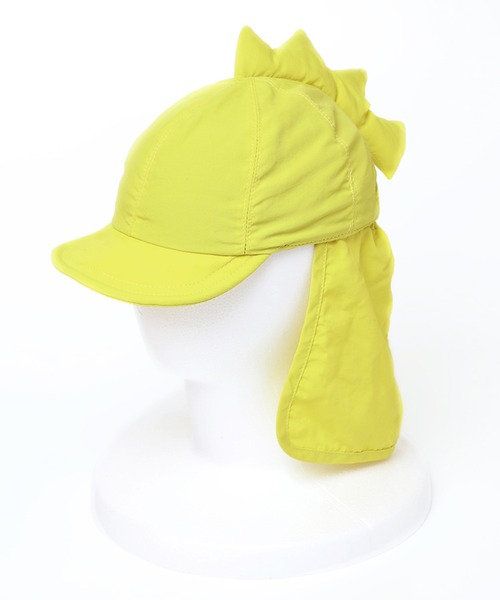 14+(イチヨンプラス)の「撥水恐竜キャップ(キャップ・キッズ・イエロー/オレンジ/ブルー/チャコールグレー・L/M)」の1枚目の写真