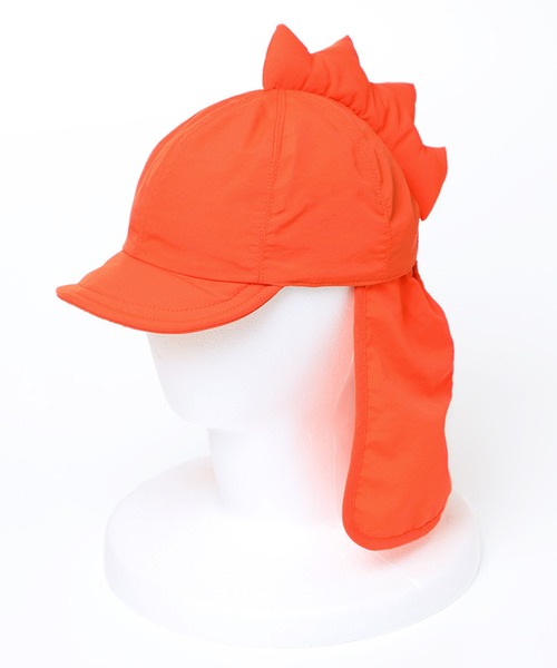 14+(イチヨンプラス)の「撥水恐竜キャップ(キャップ・キッズ・イエロー/オレンジ/ブルー/チャコールグレー・L/M)」の4枚目の写真