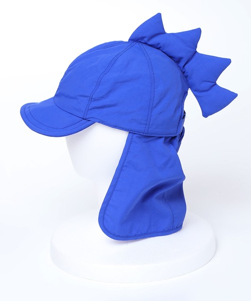 14+(イチヨンプラス)の「撥水恐竜キャップ(キャップ・キッズ・イエロー/オレンジ/ブルー/チャコールグレー・L/M)」の6枚目の写真