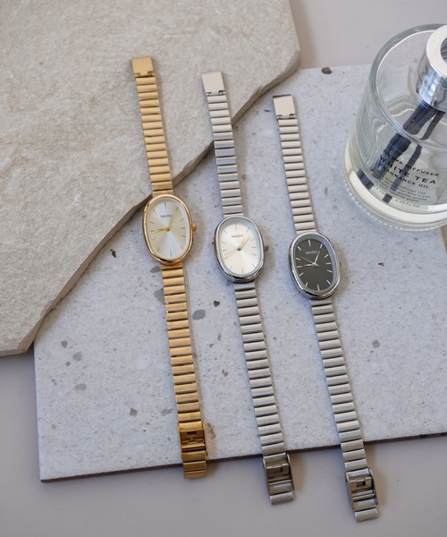 ammy.（エイミードット）の「【 ammy. / エイミードット 】 オーバル フレーム 腕時計（アナログ腕時計・レディース・ブラック×シルバー/ホワイト系/ゴールド系/ブラック系/シルバー系/ブラック×ゴールド・FREE）」の15枚目の写真