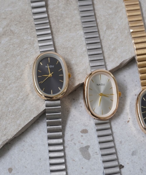 ammy.（エイミードット）の「【 ammy. / エイミードット 】 オーバル フレーム 腕時計（アナログ腕時計・レディース・ブラック×シルバー/ホワイト系/ゴールド系/ブラック系/シルバー系/ブラック×ゴールド・FREE）」の18枚目の写真