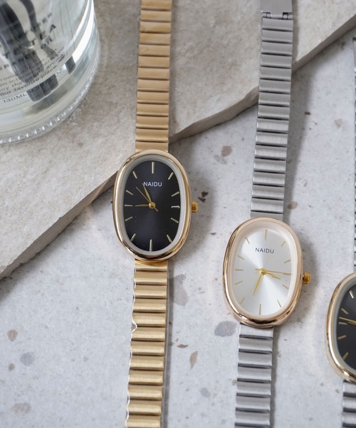 ammy.（エイミードット）の「【 ammy. / エイミードット 】 オーバル フレーム 腕時計（アナログ腕時計・レディース・ブラック×シルバー/ホワイト系/ゴールド系/ブラック系/シルバー系/ブラック×ゴールド・FREE）」の20枚目の写真