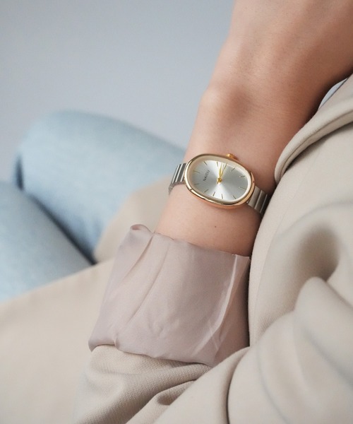 ammy.（エイミードット）の「【 ammy. / エイミードット 】 オーバル フレーム 腕時計（アナログ腕時計・レディース・ブラック×シルバー/ホワイト系/ゴールド系/ブラック系/シルバー系/ブラック×ゴールド・FREE）」の13枚目の写真