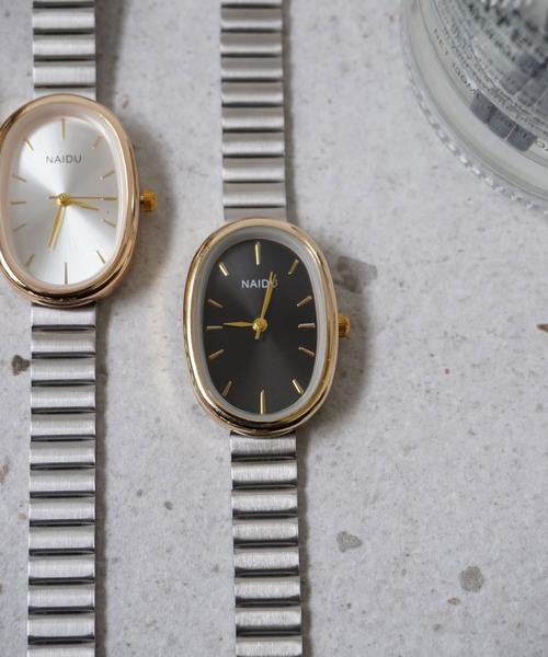 ammy.（エイミードット）の「【 ammy. / エイミードット 】 オーバル フレーム 腕時計（アナログ腕時計・レディース・ブラック×シルバー/ホワイト系/ゴールド系/ブラック系/シルバー系/ブラック×ゴールド・FREE）」の22枚目の写真