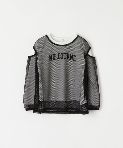 coca（coca）（コカ）の「【WEB限定セール】キッズ メッシュトップス＆リブトップス2点セット（ニット/セーター・キッズ・パープル/ホワイト・130/140/120/150）」の22枚目の写真