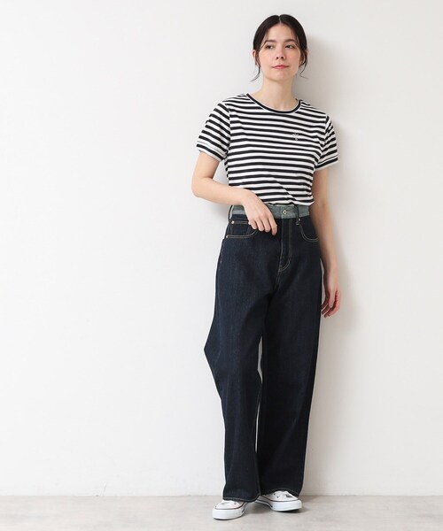 Dessin(デッサン)の「【ユニセックス】ワイドデニム(その他パンツ・レディース・ホワイト系/ブルー/ネイビー・01/02/03/04/05)」の20枚目の写真