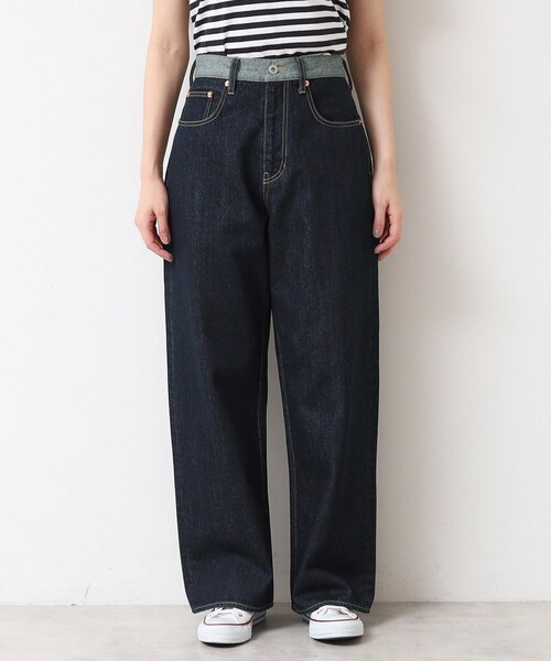 Dessin(デッサン)の「【ユニセックス】ワイドデニム(その他パンツ・レディース・ホワイト系/ブルー/ネイビー・01/02/03/04/05)」の18枚目の写真