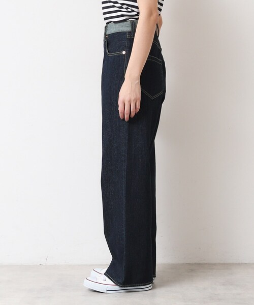 Dessin(デッサン)の「【ユニセックス】ワイドデニム(その他パンツ・レディース・ホワイト系/ブルー/ネイビー・01/02/03/04/05)」の17枚目の写真