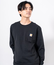 【CARHARTT】長袖 クルーネックポケットTシャツ L/S TEE ユニセックス