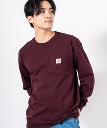 【CARHARTT】長袖　クルーネックポケットTシャツ　L/S TEE ユニセックス