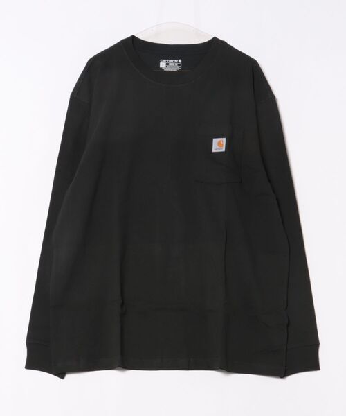 Carhartt(カーハート)の「【CARHARTT】長袖 クルーネックポケットTシャツ L/S TEE ユニセックス(Tシャツ/カットソー・メンズ・グレー/ワインレッド/グリーン/ホワイト/チャコールグレー/ブラック/ダークブラウン/ネイビー・M/L/S)」の17枚目の写真