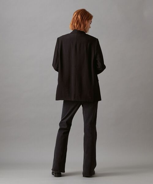 Calvin Klein（カルバン・クライン）の「ビスコース ブレザー（テーラードジャケット・レディース・ブラック・XS/S）」の4枚目の写真