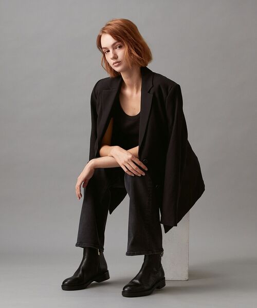 Calvin Klein（カルバン・クライン）の「ビスコース ブレザー（テーラードジャケット・レディース・ブラック・XS/S）」の5枚目の写真