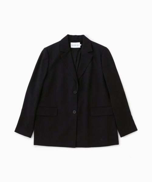 Calvin Klein（カルバン・クライン）の「ビスコース ブレザー（テーラードジャケット・レディース・ブラック・XS/S）」の6枚目の写真