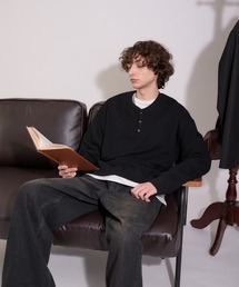 Regen Glanz([QOc)henry neck sweatshirt/w[lbNXEFbg(XEFbg)