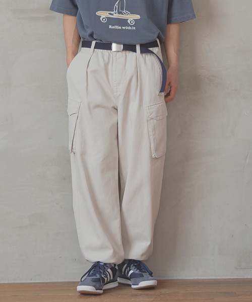 セール】6ポケットワイドカーゴパンツ（カーゴパンツ）｜BAYFLOW