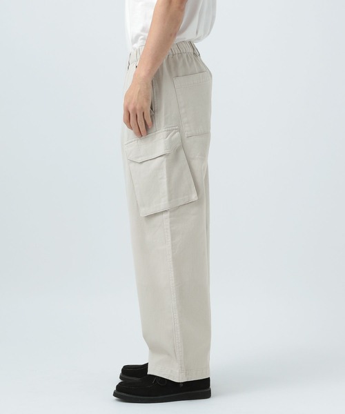 BAYFLOW（ベイフロー）の「6ポケットワイドカーゴパンツ（カーゴパンツ・メンズ・ブラック/オフホワイト・LARGE/MEDIUM）」の7枚目の写真