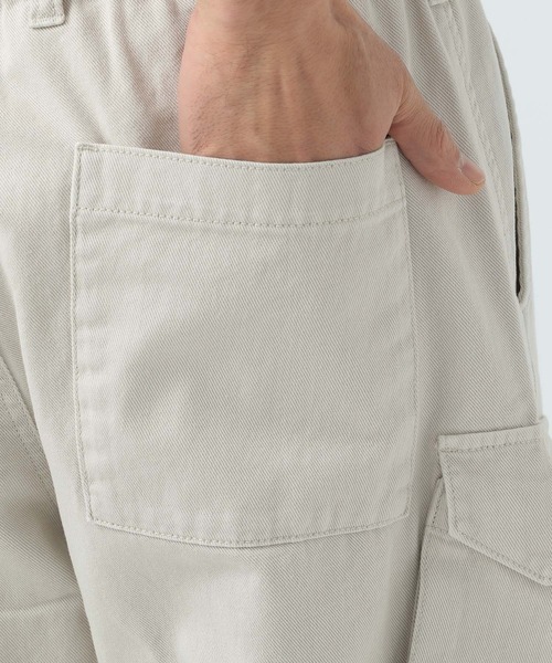 BAYFLOW（ベイフロー）の「6ポケットワイドカーゴパンツ（カーゴパンツ・メンズ・ブラック/オフホワイト・LARGE/MEDIUM）」の10枚目の写真