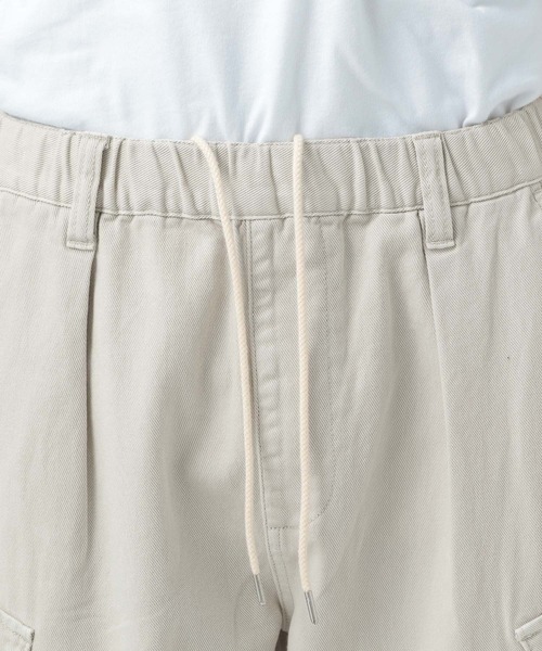 BAYFLOW（ベイフロー）の「6ポケットワイドカーゴパンツ（カーゴパンツ・メンズ・ブラック/オフホワイト・LARGE/MEDIUM）」の13枚目の写真