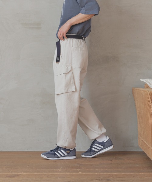 BAYFLOW（ベイフロー）の「6ポケットワイドカーゴパンツ（カーゴパンツ・メンズ・ブラック/オフホワイト・LARGE/MEDIUM）」の20枚目の写真