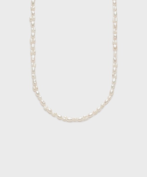 シルバーパールネックレス