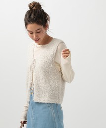 BAYFLOW | [前後2WAY仕様]ラメニットベスト(ベスト)