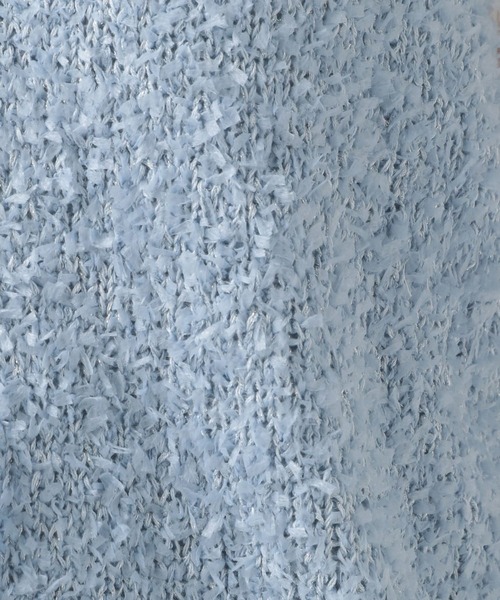 BAYFLOW（ベイフロー）の「[前後2WAY仕様]ラメニットベスト（ベスト・レディース・ライトブルー/オフホワイト/チャコール・FREE）」の5枚目の写真