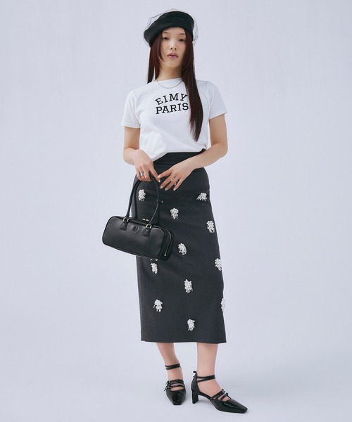 eimy istoire（エイミーイストワール）の「レタリングコンビスカート  