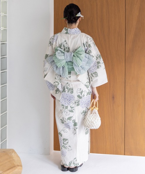 ゆかた館グレース（ユカタカングレース）の「こだわり浴衣５点セット（浴衣・レディース・グリーン系2/ブルー系3/ブラック系/ダークブルー/ブルー系1/ラベンダー/サックスブルー/グリーン系1/ブルー系4/ネイビー系/ブルー系2/ホワイト系/グリーン系3/ベージュ系・SMALL/MEDIUM）」の22枚目の写真