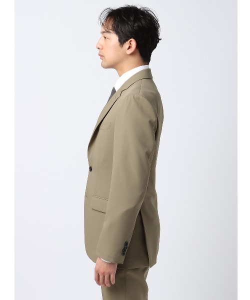 SUIT SQUARE(スーツスクエア)の「スマみえジャケット ウォッシャブル ストレッチ CROSS MOVA 無地 SL03(テーラードジャケット・メンズ・グレー系/ネイビー系/ベージュ系・S/M/L/LL/SS)」の5枚目の写真