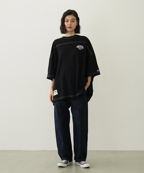 MILKFED.(ミルクフェド)の「BACK RIBBON PANTS(その他パンツ・レディース・オリーブ/ネイビー/オフホワイト・M/S)」の13枚目の写真