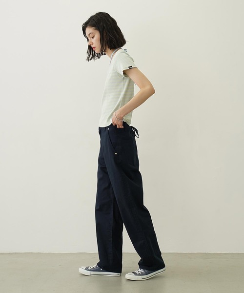 MILKFED.(ミルクフェド)の「BACK RIBBON PANTS(その他パンツ・レディース・オリーブ/ネイビー/オフホワイト・M/S)」の16枚目の写真