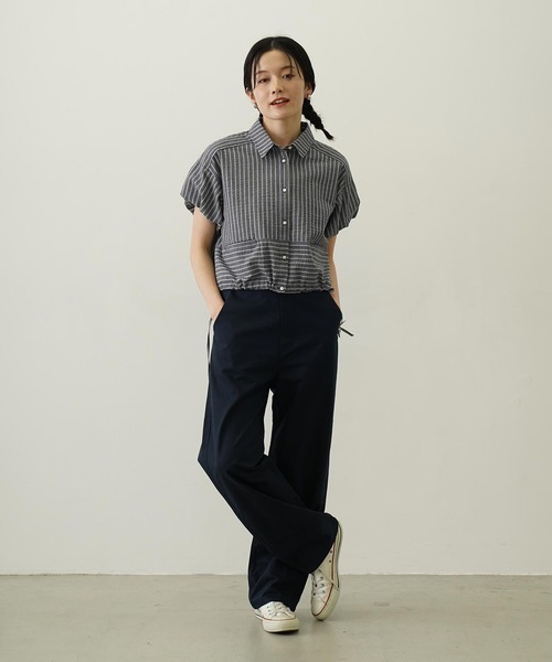 MILKFED.(ミルクフェド)の「BACK RIBBON PANTS(その他パンツ・レディース・オリーブ/ネイビー/オフホワイト・M/S)」の18枚目の写真