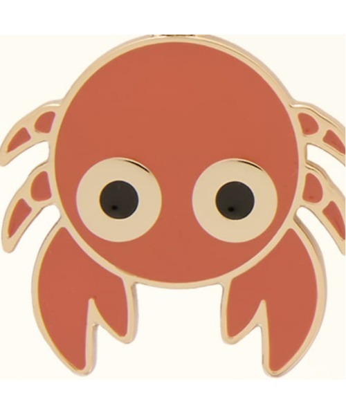 2-5日着【FURLA】Hashtag カニ メタル エナメル バッグチャーム HASHTAG CRAB CHARM（キーホルダー）｜FURLA（フルラ）の