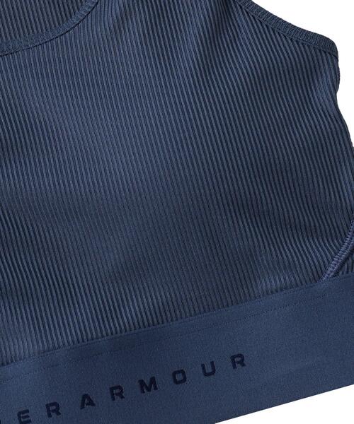 UNDER ARMOUR(アンダーアーマー)の「UAリブ ブラ ミディアムサポート(トレーニング/レディース)(スポーツブラ・レディース・チャコールグレー・S/M/XL/L)」の4枚目の写真