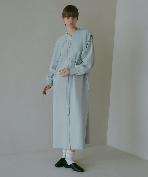 セール】SHEER LAYER SHIRTS ONE PIECE（ワンピース）｜MANOF（マノフ