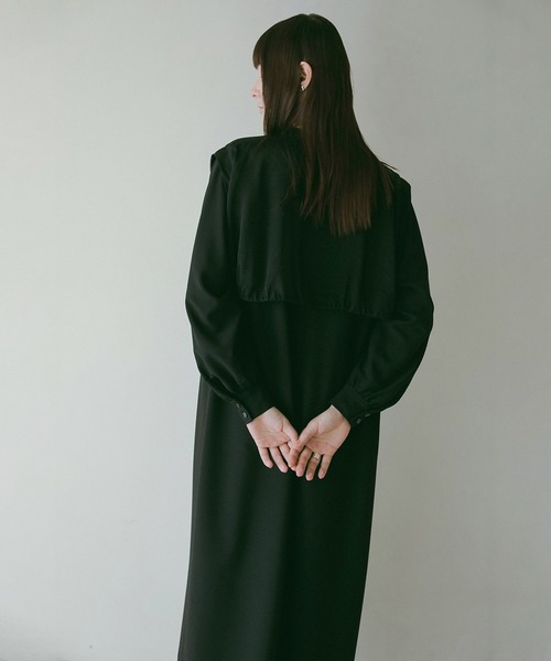 MANOF（マノフ）の「SHEER LAYER SHIRTS ONE PIECE（ワンピース・レディース・ミント/ブラック・S/M）」の14枚目の写真