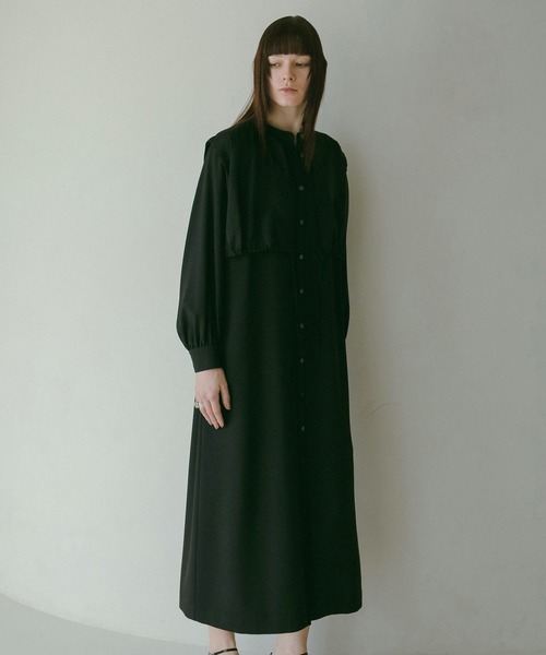 MANOF（マノフ）の「SHEER LAYER SHIRTS ONE PIECE（ワンピース・レディース・ミント/ブラック・S/M）」の11枚目の写真