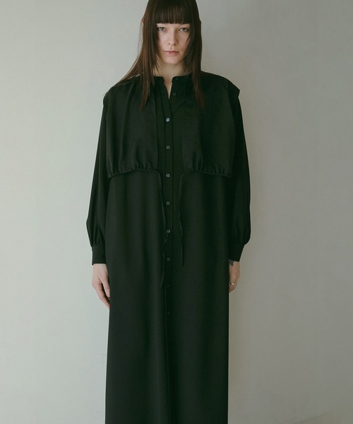 MANOF（マノフ）の「SHEER LAYER SHIRTS ONE PIECE（ワンピース・レディース・ミント/ブラック・S/M）」の12枚目の写真