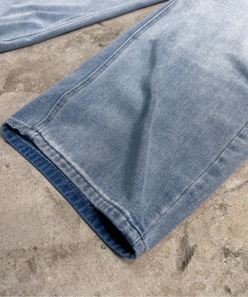 CALIFORNIA OUTFITTERS(カリフォルニア アウトフィッターズ)の「3-3A36 ルーズシルエット デニムカーブパンツ(デニムパンツ・レディース・ブルー・S/M/L/XL/XXL)」の4枚目の写真