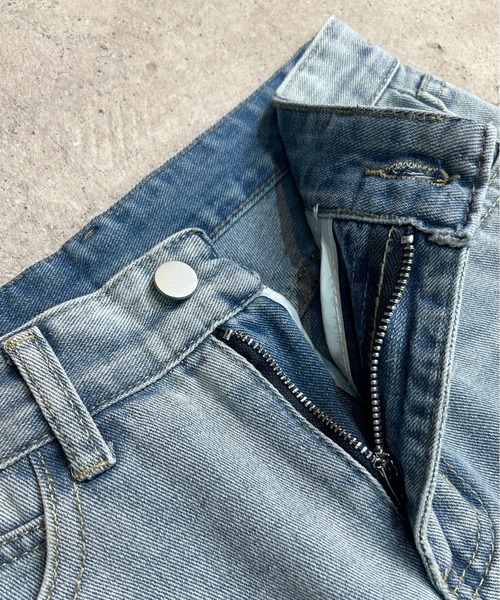 CALIFORNIA OUTFITTERS(カリフォルニア アウトフィッターズ)の「3-3A36 ルーズシルエット デニムカーブパンツ(デニムパンツ・レディース・ブルー・S/M/L/XL/XXL)」の7枚目の写真