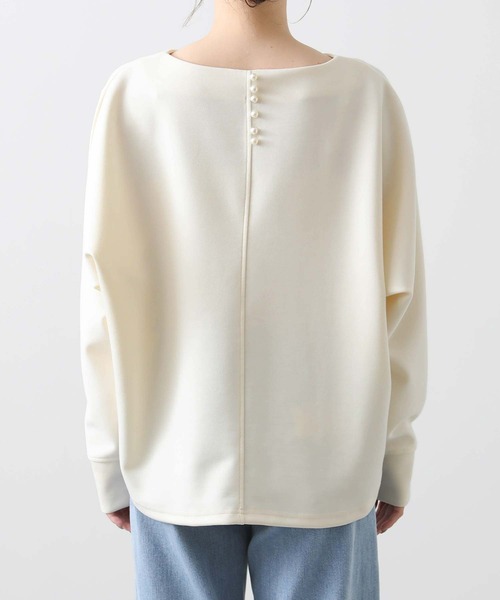 Gready Brilliant（グレディブリリアン）の「ダンボール後パールカットソー（Tシャツ/カットソー・レディース・ブラック/アイボリー・38）」の22枚目の写真