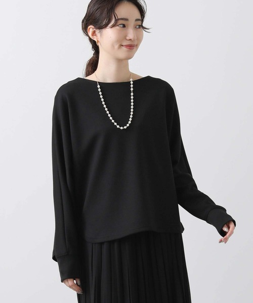 Gready Brilliant（グレディブリリアン）の「ダンボール後パールカットソー（Tシャツ/カットソー・レディース・ブラック/アイボリー・38）」の19枚目の写真
