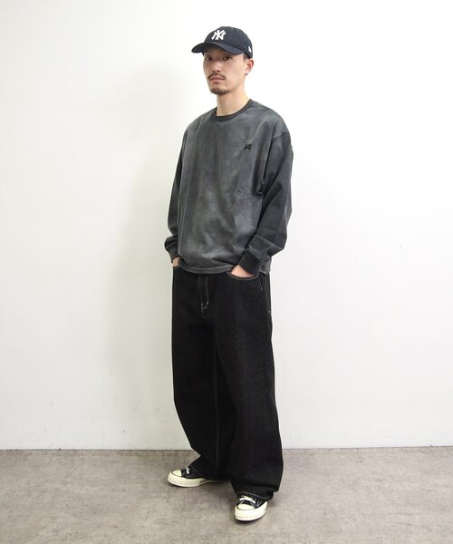Sourcream(サワークリーム)の「2サイズ【SOURCREAM/サワークリーム】刺繍ロゴFADE ロンTEE(Tシャツ/カットソー・レディース・ブラック/グレー/ホワイト・LARGE/MEDIUM)」の6枚目の写真