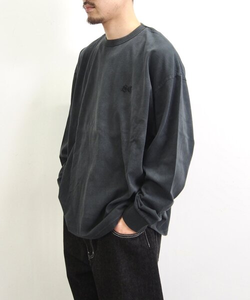 Sourcream(サワークリーム)の「2サイズ【SOURCREAM/サワークリーム】刺繍ロゴFADE ロンTEE(Tシャツ/カットソー・レディース・ブラック/グレー/ホワイト・LARGE/MEDIUM)」の7枚目の写真