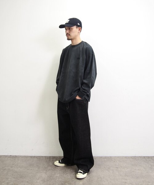Sourcream(サワークリーム)の「2サイズ【SOURCREAM/サワークリーム】刺繍ロゴFADE ロンTEE(Tシャツ/カットソー・レディース・ブラック/グレー/ホワイト・LARGE/MEDIUM)」の8枚目の写真