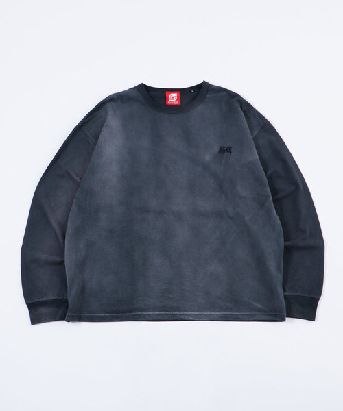 Sourcream(サワークリーム)の「2サイズ【SOURCREAM/サワークリーム】刺繍ロゴFADE ロンTEE(Tシャツ/カットソー・レディース・ブラック/グレー/ホワイト・LARGE/MEDIUM)」の9枚目の写真